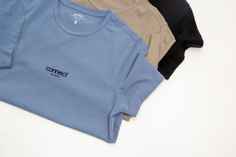 Camisetas básicas flatlay